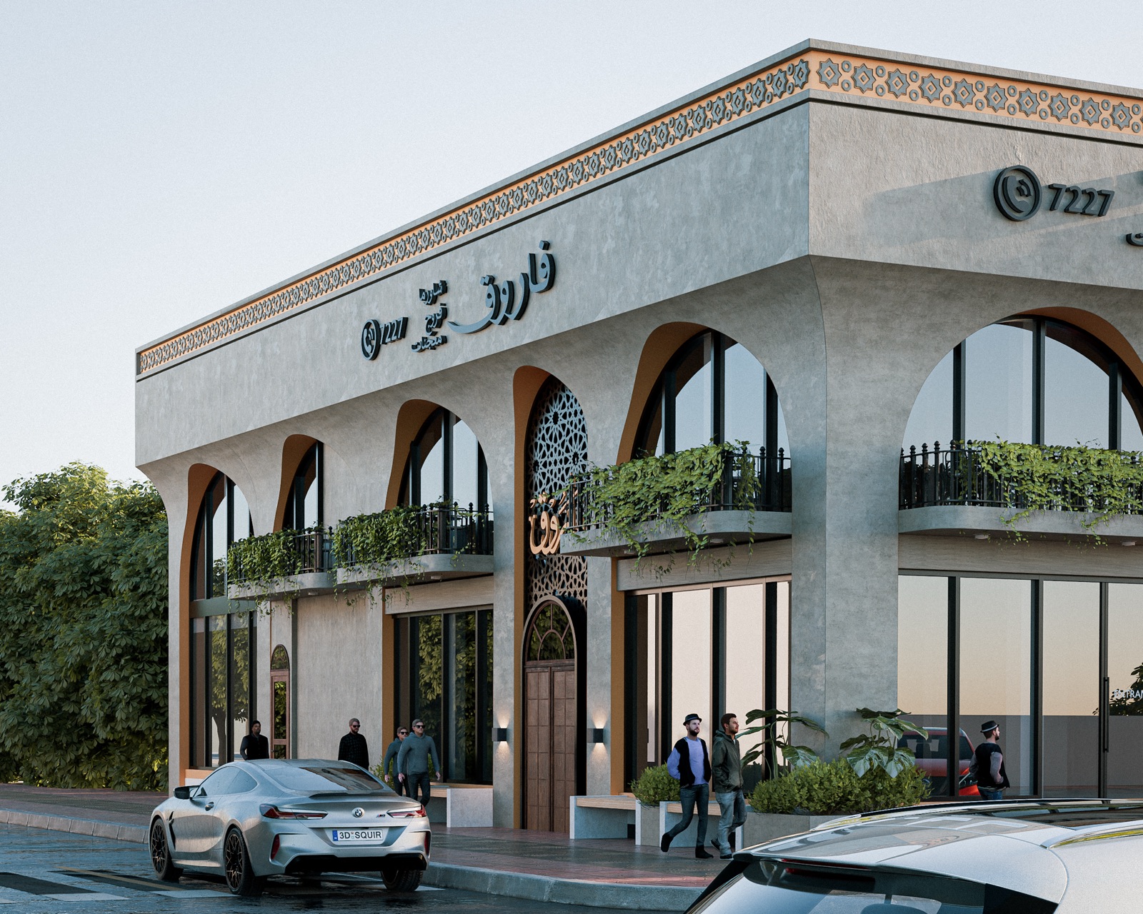 واجهة مشروع فاروق، من تصميم ديتيلز ستوديو
